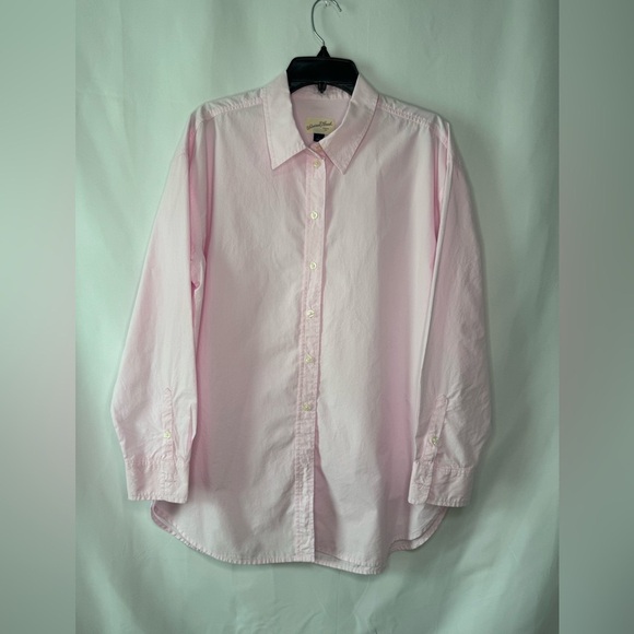 Universal Threads - Pastel Pink Long Sleeve - 100% Cotton - Oversized Fit Size L - Picture 1 of 8